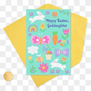 Holiday Icons Easter Card For Goddaughter - Paper Clipart