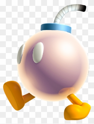 They Will Light Their Fuse When Waluigi Is Within Range - Fantendo Bob Omb Clipart