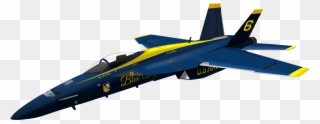 Fighter Plane Clipart - Blue Angel Plane Png Transparent Png