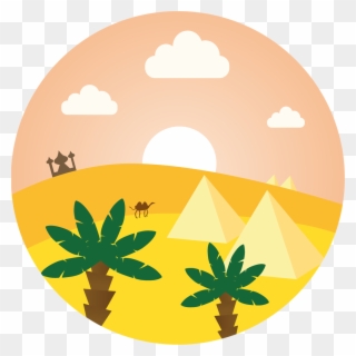 Desert Clipart Arab Desert - Illustration - Png Download