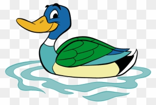 Duck - Red Cross Preschool Swim Levels Clipart