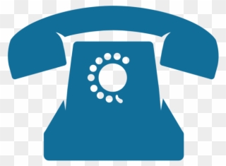 Blue Phone Icon - Phone Cartoon Icon Transparent Background Clipart