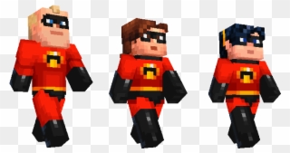 Minecraft Character Png - Minecraft Incredibles Clipart