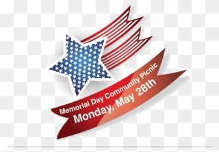 Usa Memorial Day Png Image File - Flag Of The United States Clipart