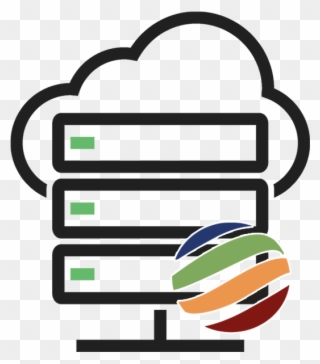 High Volume Plans - Cloud Server Icon Transparent Clipart