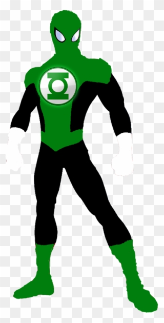 This Is Green Lantern Spiderman's Info Appearance - Green Lantern Symbol Clipart