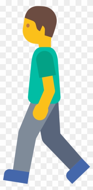 File - Emoji U1f6b6 - Svg - Imagenes De Una Persona Caminando Clipart