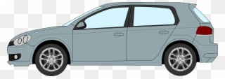 Filevw Golf 6 Profile Drawing - Audi A1 Accessories Usa Clipart