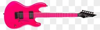 Dean Czone Flp Series Florescent Pink 80s Style Double - Yamaha Bb 734a Bass Clipart