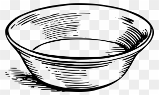 Drawing Of A Bowl Clipart