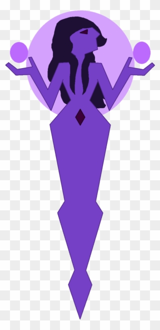 Purple Diamond Png - Steven Universe Diamond Mural Base Clipart