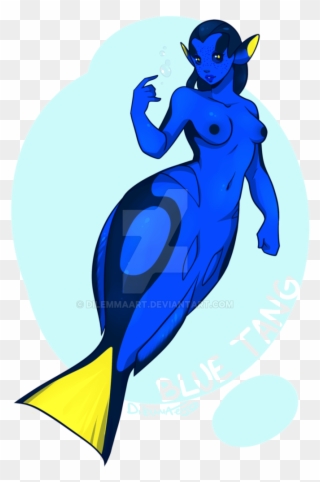 751 X 1063 3 - Blue Tang Clipart