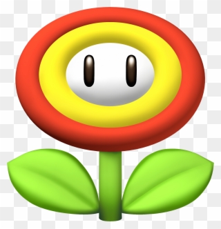 1728 X 1796 6 - Super Mario Fire Flower Clipart