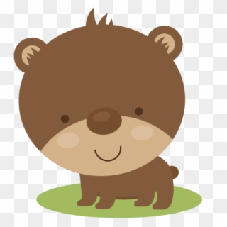 Cute Bear Svg Scrapbook File Bear Svg File Cute Bear - Baby Woodland Bear Clipart - Png Download