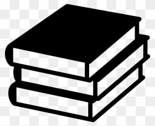 Book Black And White Png Peoplesoft Learn Peoplesoft - Book Stack Icon Png Clipart