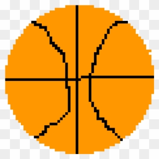 Sports - Basketball Pixel Art Clipart