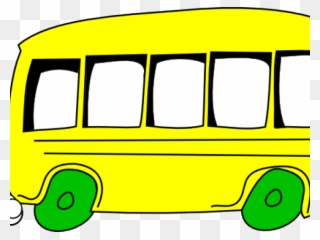 Bus Clipart Food - Bus Black And White Cartoon - Png Download