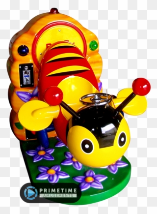 Flower Bee Kiddie Ride By Barron Games - Bee Kiddie Rides Clipart