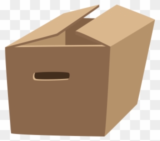Box And Labeling Carton Gift An Open - Box Clipart