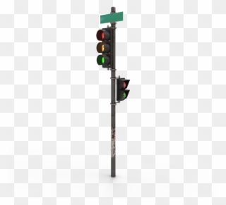 Stop Light Png - Traffic Light 3d Model Free Clipart