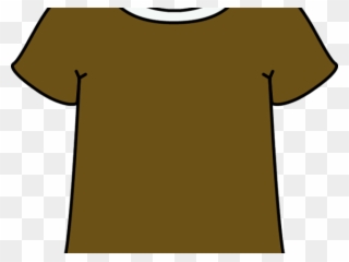 Brown Clipart Tshirt - Brown Shirt Clipart - Png Download