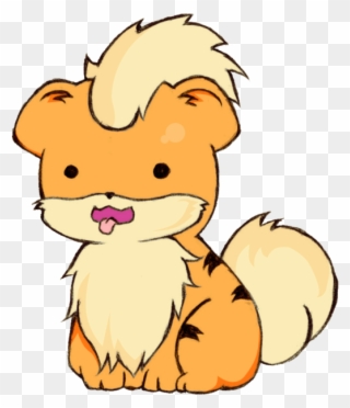 Growlithe Drawing Cute Jpg Freeuse Library - Cute Growlithe Clipart