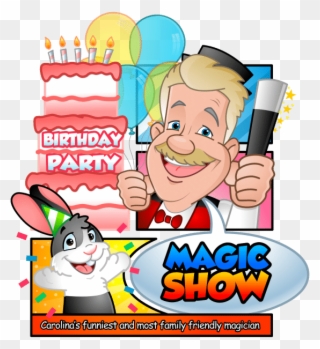 Uncle Bucks Magic Show For Kids Birthday Parties Charlotte - Uncle Bucks Magic Show Clipart