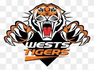 Wests Tigers Tube Bandana - West Tigers Logo Clipart