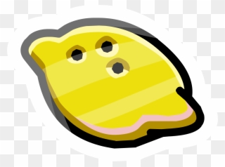 Lemon Pin - Club Penguin Lemon Clipart