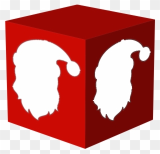 Cropped Santa Cube Logo Transparrent 1 - Illustration Clipart