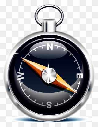North Art Technology Hand - Magnetic Compass Clipart - Png Download
