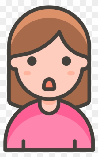 Woman Pouting Emoji - Woman Judge Vector Clipart