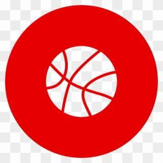 Sports - Twitter Logo Red Circle Clipart
