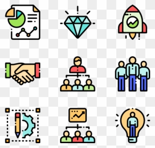 Strategy And Management - Icons For Web Design Clipart