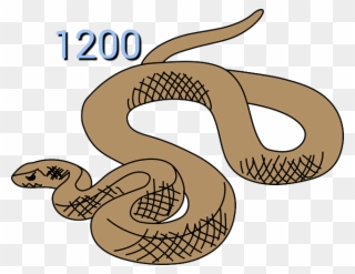 Rattlesnake Clipart Australian Snake - Brown Tree Snake Clipart - Png Download