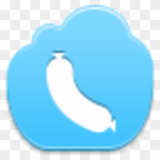 Sausage Icon Image - Share Icon Png Blue Clipart