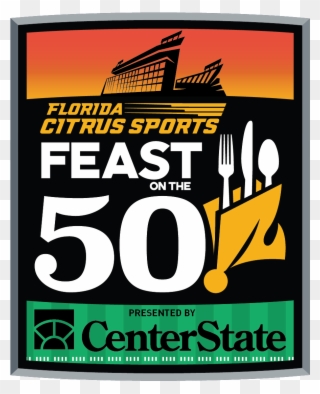 Feast On The 50 Presented By Centerstate Bank - 2016 Citrus Bowl Clipart