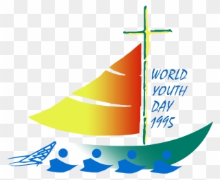 Pilgrims Clipart Boat - World Youth Day 1995 - Png Download