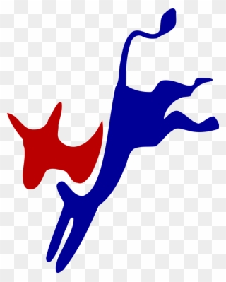 Svg Wikipedia - Democratic Party 1840 Logo Clipart