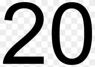 While Everyone Else Is Counting Down Until 2017, I'm - 20 Число Clipart