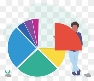 What's The Meaning Of Colors - Pie Chart Clipart