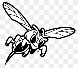 Delaware State Hornets Logo Black And White - Delaware State University Hornets Logo Clipart
