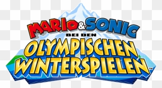 Mario & Sonic At The Olympic Winter Games - Mario And Sonic At The Olympic Winter Games Logo Clipart