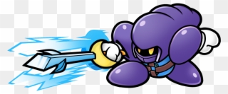 Kirby Clipart Sword - Sword Knight Kirby Png Transparent Png