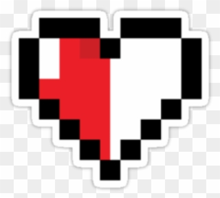 The Legend Of Zelda Clipart Pixel Heart - 8 Bit Zelda Heart - Png Download