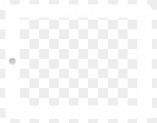 Ipad White Png - Black And White Square Png Clipart