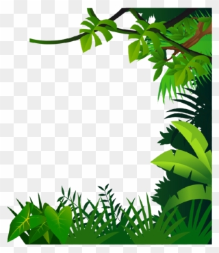 Jungle Frame Clipart - Png Download