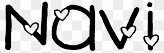 Navi Cute Hearts Shirts - Heart Fonts Clipart