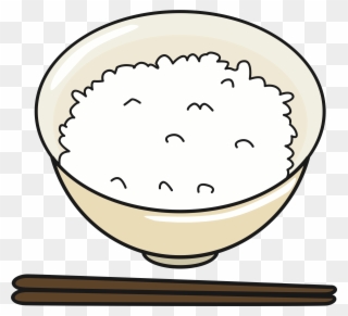 Clipart Of Rice, Big Bowl And Bowl Rice - Transparent Bowl Of Rice Clipart - Png Download