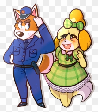 Acnl Isabelle And Copper Clipart